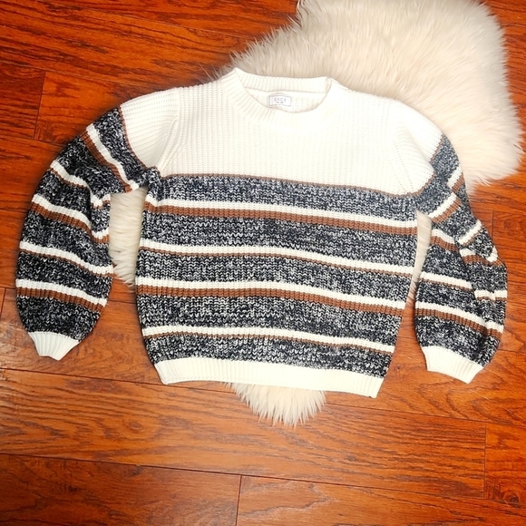Sage Sweaters - SAGE The Label Striped Sweater